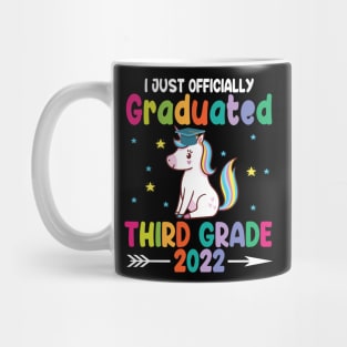 Unicorn Student I Just Officially Graduated Third Grade 2022 Mug